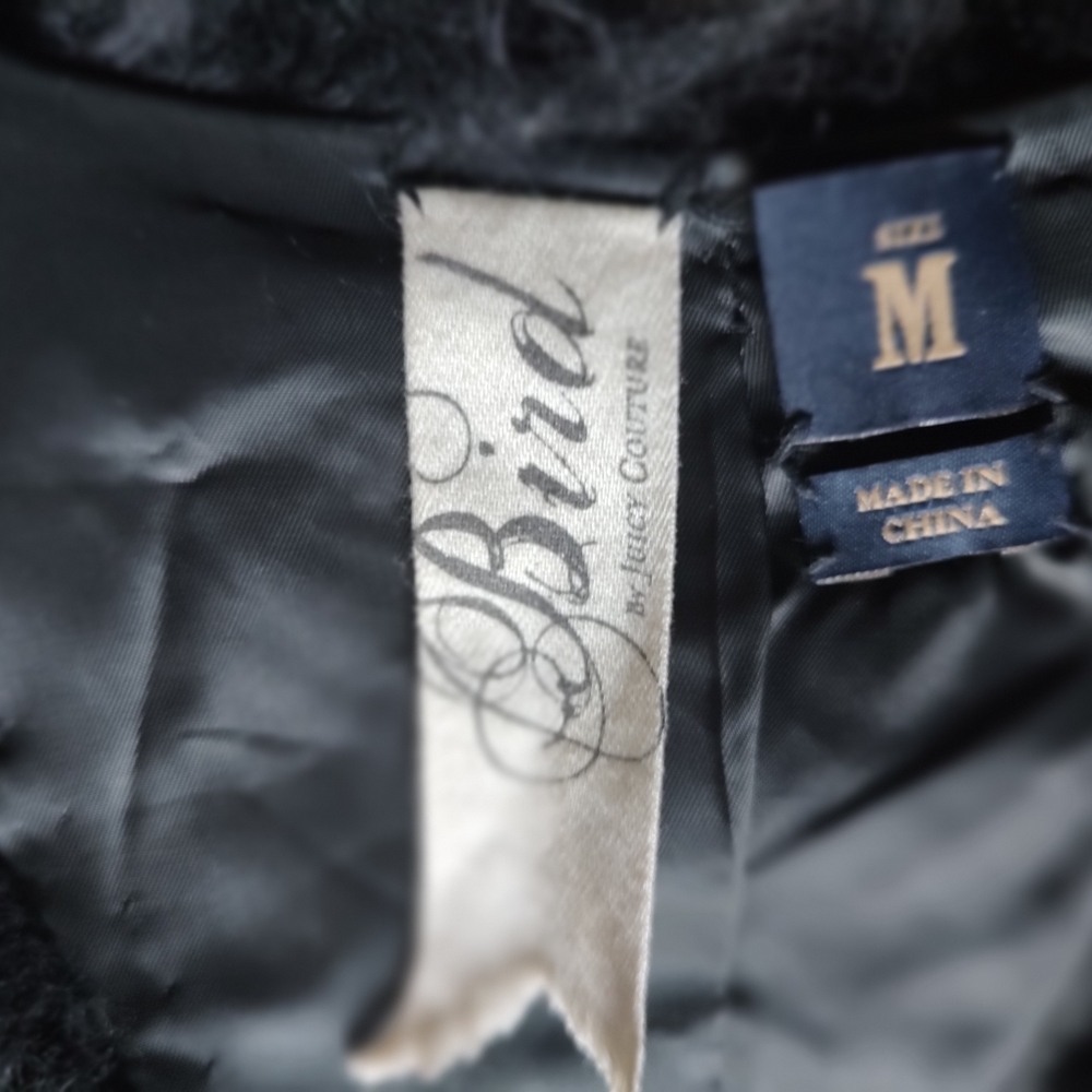 Bird By Juicy Couture Collection 💯 Percent Lambskin Fur Vest - Picture 6 of 8